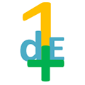 1 de +